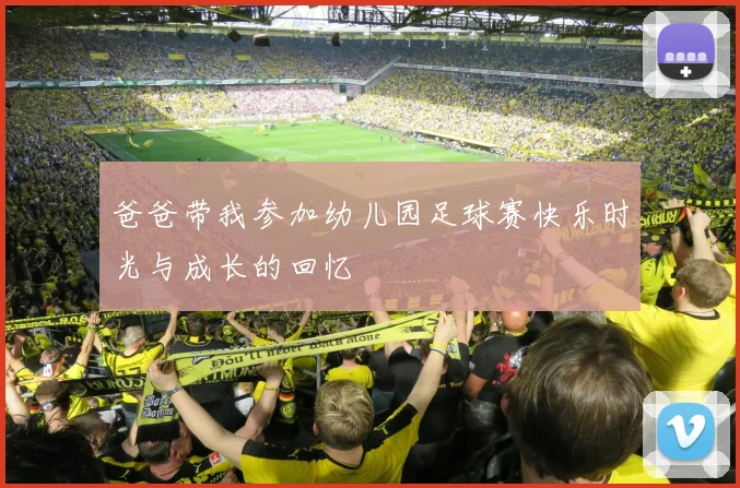 爸爸带我参加幼儿园足球赛快乐时光与成长的回忆