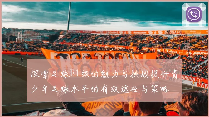 探索足球E1级的魅力与挑战提升青少年足球水平的有效途径与策略